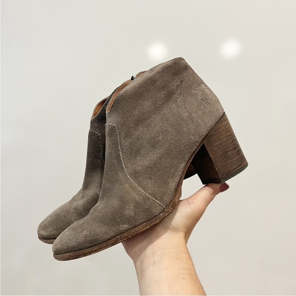 Frye Nora Zip Ankle Heeled Booties - Picture 1 of 14